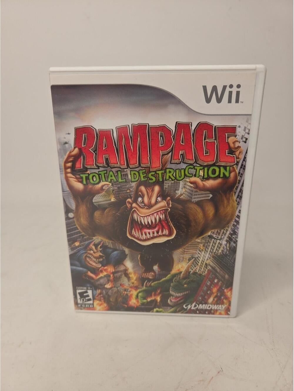 Rampage: Total Destruction (Nintendo Wii, 2006) Complete CIB Tested Working